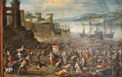 Martyre de sainte Ursule et des onze mille vierges (Scipione Compagno)