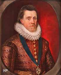 Jacques 1er d'Angleterre, VI d'Écosse (attribué à Paul van Somer)