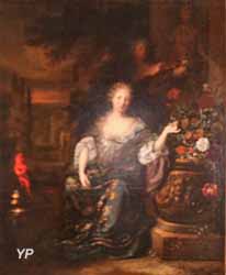 Femme assise dans un parc (Jan Weenix, 1688)