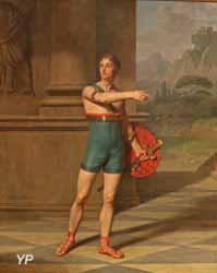 Portrait de M. Branchu en gladiateur dans Hécube (Martin Drolling, 1803)