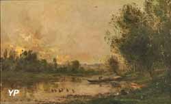 Bords de l'Oise (Charles-François Daubigny, 1873)
