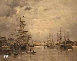 Le Port de Caen (Stanislas Lépine, 1867)
