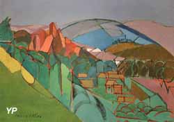 Village à Montgempron (Gaston Duchamp dit Jacques Villon)
