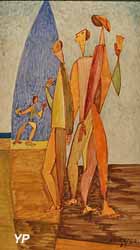 Petite peinture à quatre personnages  (Léopold Survage, 1930)