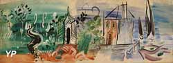 Kiosque et voiliers (Raoul Dufy)