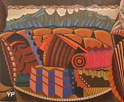 Paysage à Céret (Auguste Herbin, 1919)