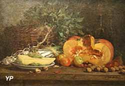 Nature morte au potiron (Eugène Boudin)