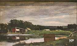 Port-Marly dit aussi Petit Étang (François Bonvin, 1872)