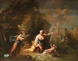 Moïse exposé aux eaux (Robert Le Vrac dit Tournières)