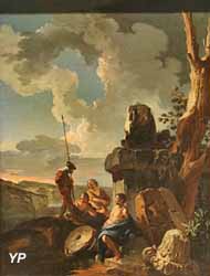 Paysage avec ruines et personnages (Andrea Locatelli)