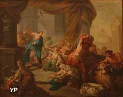 Jésus chassant les marchands du Temple (Simon Julien, 1798)