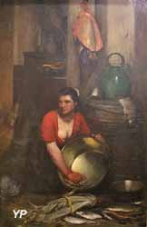 Intérieur de cuisine (Antoine Vollon, 1865)