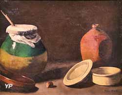 Pot et bouteilles (Louise Ribot, 1879)