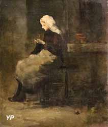 La Tricoteuse (Théodule Ribot)