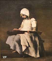 Jeune fille à la guitare (Théodule Ribot)