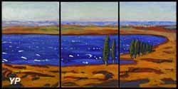 René SEYSSAUD (1867-1952), Etang de Berre, 1916
