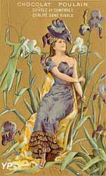 chromo - réclame pour le chocolat Poulain