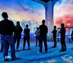 Salle immersive et public