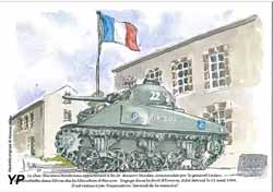 Quartier Lyautey (Carte Aquarelle Montereau DMD61 - Florence MOTTE)