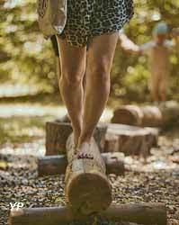 Sentier pieds nus
