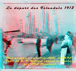 Le d&eacute;part des Islandais en 1912 (Maison et Tour de l'Armateur)