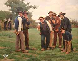Les joueurs de boule (Théophile Deyrolle, 1887)