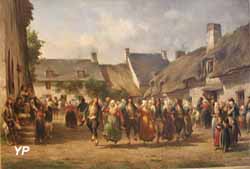 Une noce en Bretagne (Adolphe Leleux, 1863)
