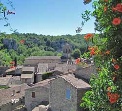 Village de Labeaume (doc. Association Dolmens et patrimoine de Labeaume)